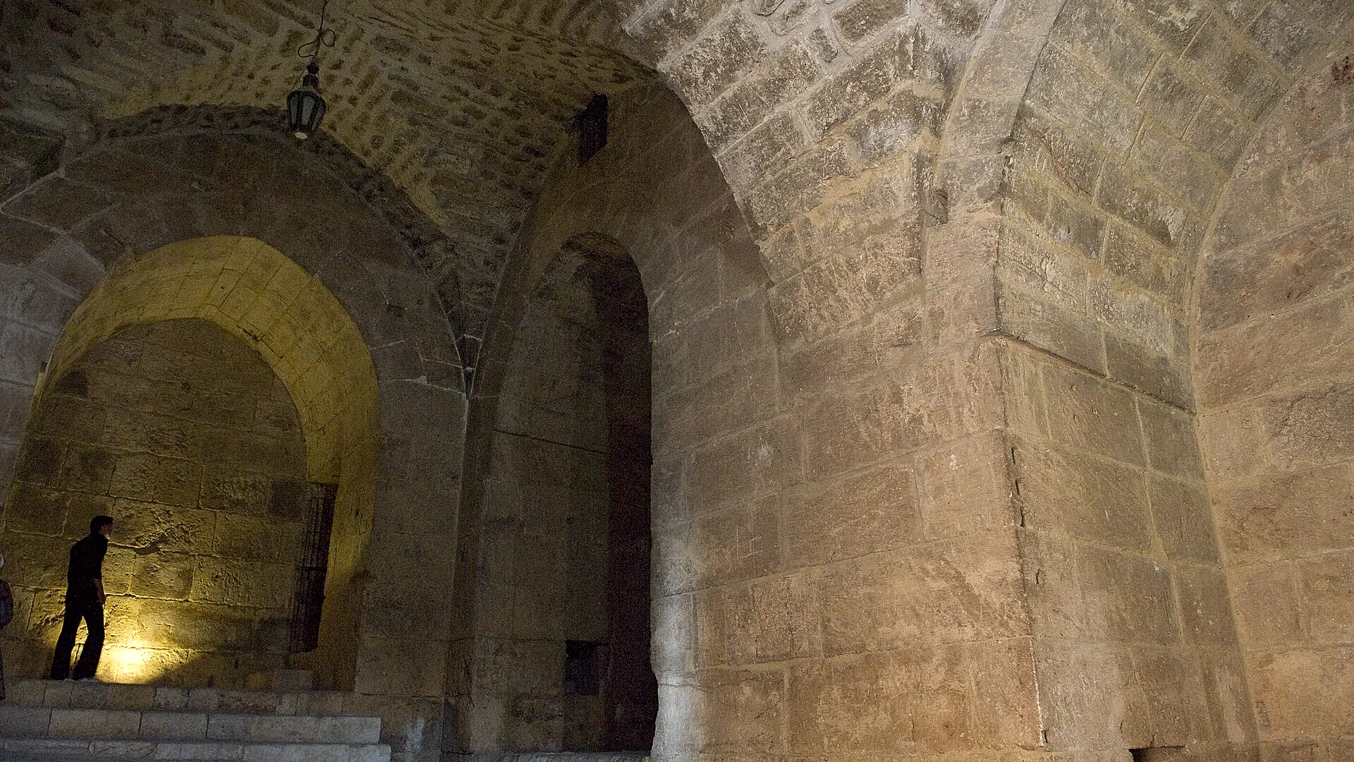 A vaulted hall inside the Citadel